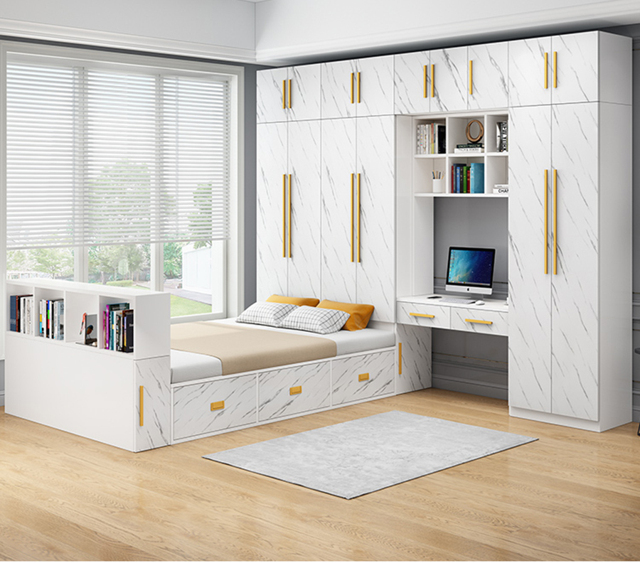 Tủ quần áo kết hợp giường ngủ
